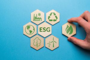 Blocos que representam os elementos do conceito ESG.